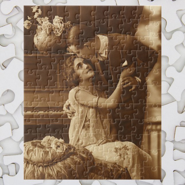 Vintage Lovers,  Love Romance Romantic Music Jigsaw Puzzle (Creator Uploaded)
