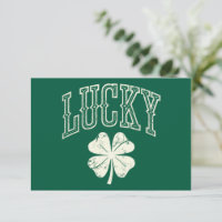 Vintage Lucky Clover St Patrick's Day