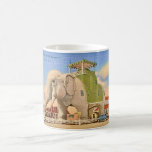 Vintage Lucy Elephant  Coffee Mug<br><div class="desc">A terrific vintage postcard for the Elephant Hotel in Margate,  New Jersey. Lucy is the famous roadside attraction featured on this slightly worn postcard.</div>