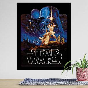Vintage Luke Skywalker Lightsaber Theatrical Poster
