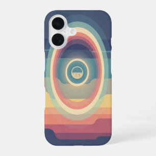 Vintage Lunar Halo iPhone 16 Case