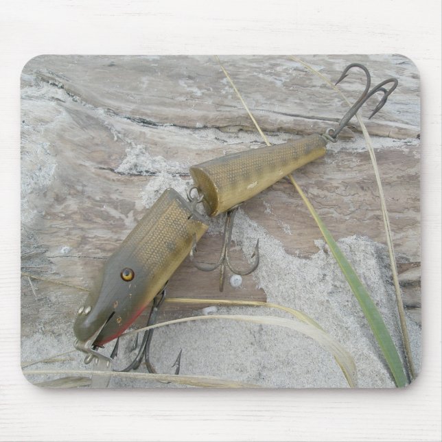 Vintage Lure Creek Chub Jointed Pikie Mousepad (Front)