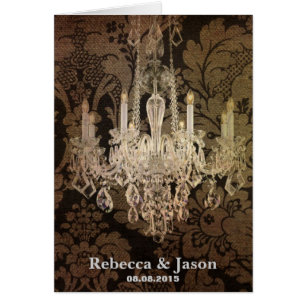 vintage lustre damassé mariage