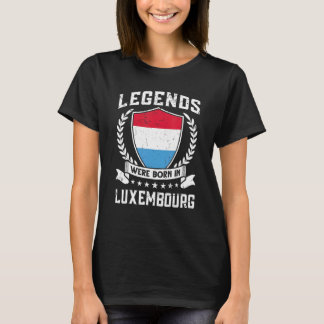 Vintage Luxembourgish Flag T-Shirt