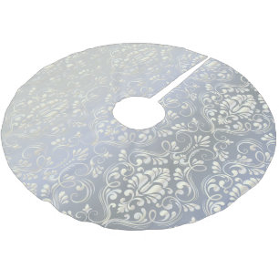 Vintage Luxury Damask Brushed Polyester Tree Skirt
