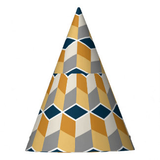 Vintage Luxury: Elegant Seamless Pattern. Party Hat