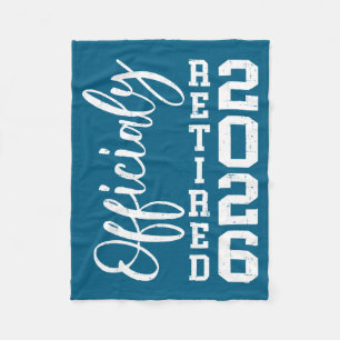 Vintage Ly Retired 2026 Funny Retirement Men Women Fleece Blanket