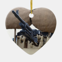 Vintage Machine Gun And Armour