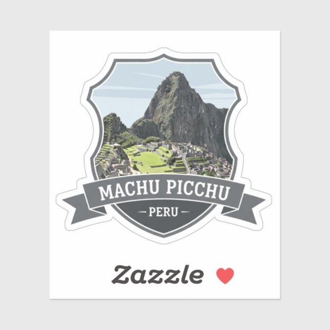 Vintage Machu Picchu Peru Travel Souvenir (Sheet)