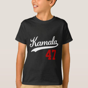 Vintage Madam President Harris 2024 Kamala 47 Blue T-Shirt