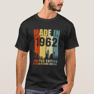 Vintage Made In 1962 Limited Edition 60 Years Bein T-Shirt