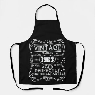 Vintage Made In 1963 Retro Classic Apron