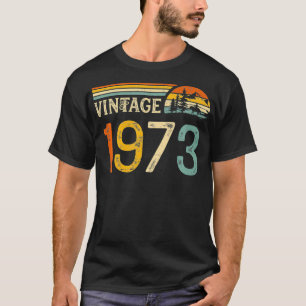 Vintage Made in 1973 49th Birthday Gift Retro Cla T-Shirt