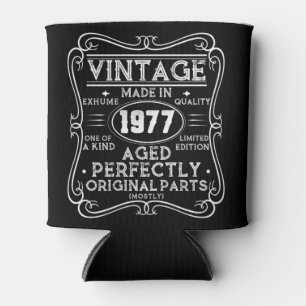 Vintage Made In 1977 Retro Classic Can Cooler