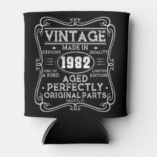 Vintage Made In 1982 Retro Classic Can Cooler