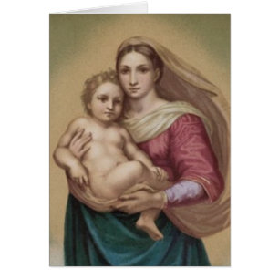 Vintage Madonna And Child