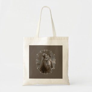 Vintage Madonna and Child with Silver Frame Tote Bag