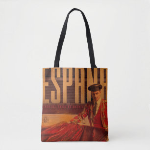 Vintage Madrid Matador Tote Bag