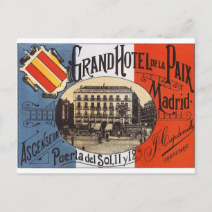 Vintage Madrid Postcard