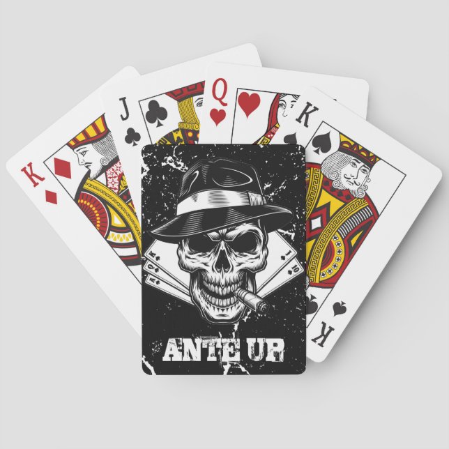 Vintage Mafia Personalized Playing Cards (Back)