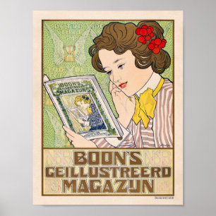 Vintage Magazine Ad by Caspel Poster