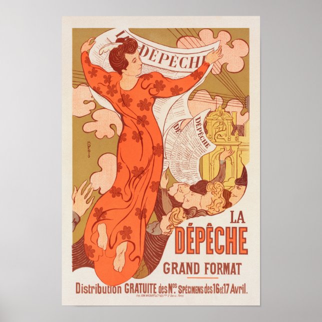 Vintage Magazine Cover Poster (Front)