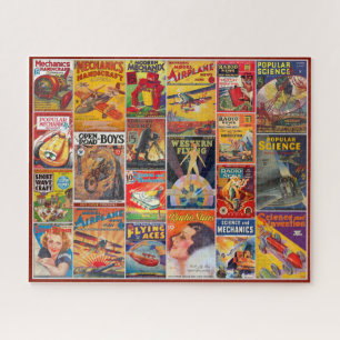 VINTAGE MAGAZINE COVERS 1929-1945 JIGSAW PUZZLE