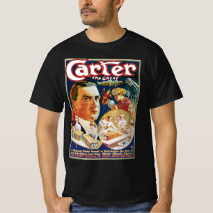 Vintage Magic Poster, Magician Carter the Great T-Shirt