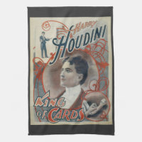 Vintage Magic Poster, Magician Harry Houdini