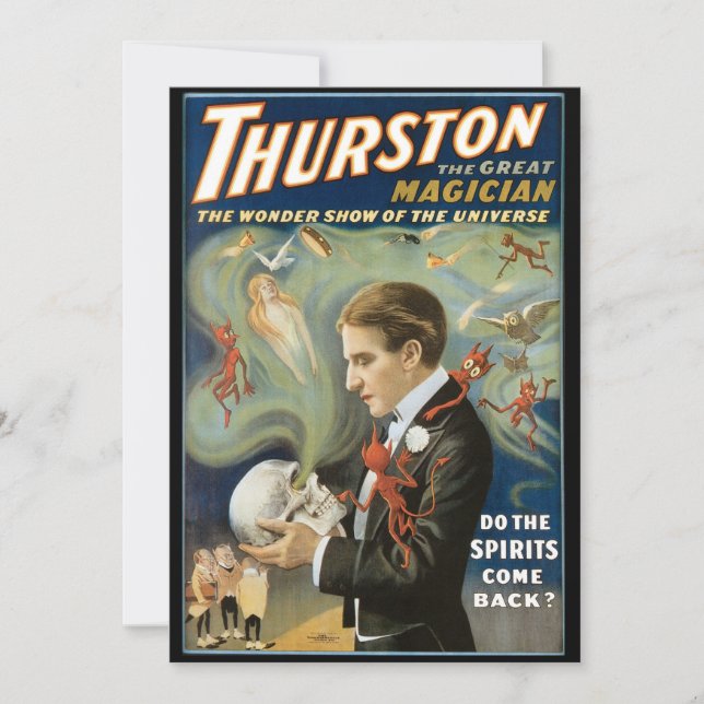 Vintage Magic Poster, Thurston, The Great Magician (Front)