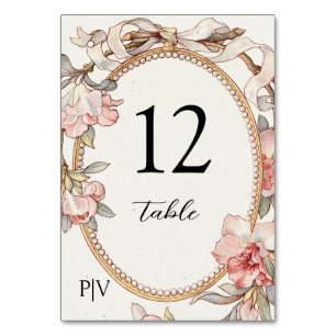 Vintage Magnolia Table Number