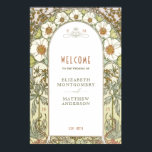 Vintage Magnolia Welcome Sign Instant Download<br><div class="desc">Art Nouveau Wedding Welcome Sign inspired by Alphonse Mucha</div>