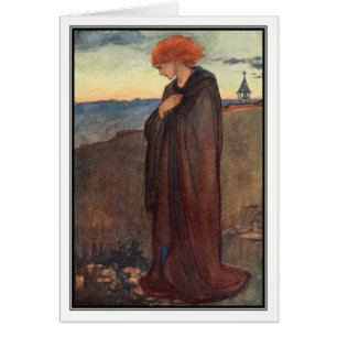 Vintage Maiden at Sunset by Florence Harrison