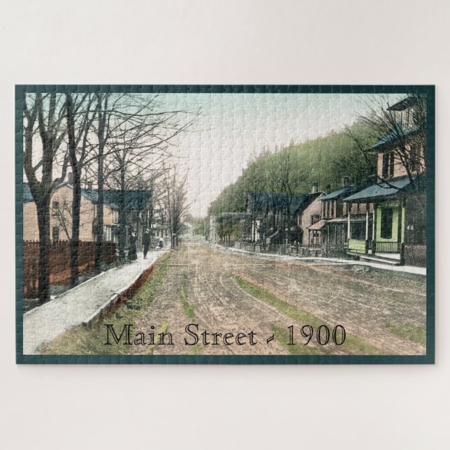 Vintage Main Street Large Puzzle (Horizontal)