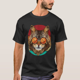 Vintage Maine Coon Cat Face Retro Kitten Eighties T-Shirt