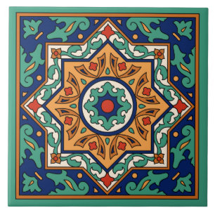 Vintage Malibu Potteries Tile Design