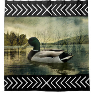 Vintage Mallard Duck Weathered Postcard 