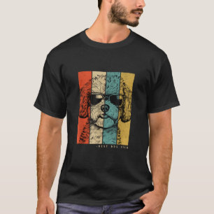 Vintage Maltipoo Dog Mom Dad Kids Men Women T-Shirt
