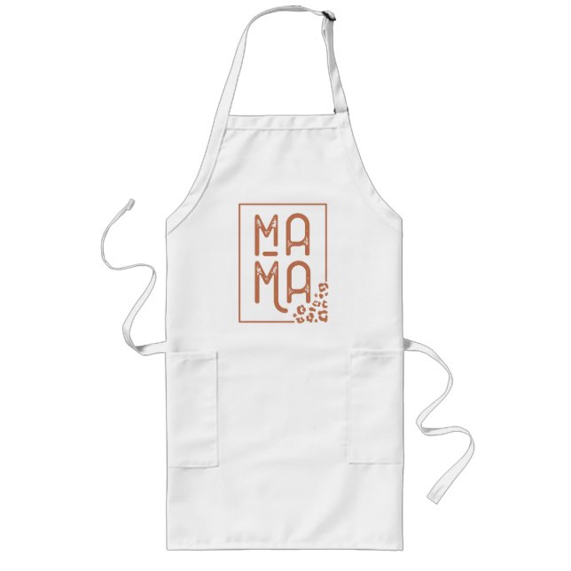 Vintage Mama Long Apron (Front)