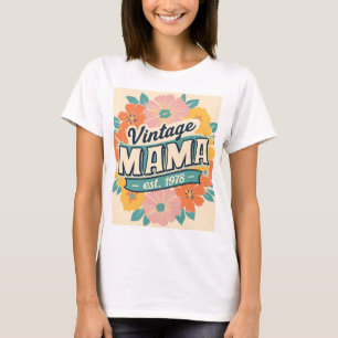 Vintage Mama Retro Aesthetic T-Shirt – Classic 70s