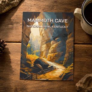 Vintage Mammoth Cave National Park Kentucky Travel Postcard
