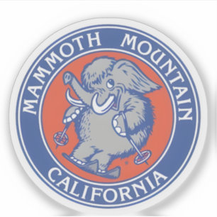 Vintage Mammoth Mountain Ski resort mountains gift
