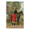 Vintage Man Woman Horses Equestrian