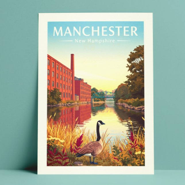 Vintage Manchester New Hampshire Postcard (Creator Uploaded)