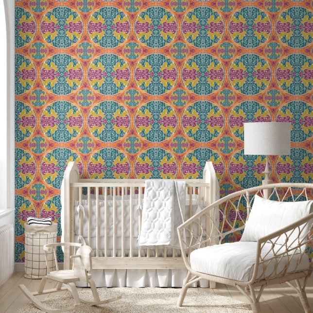 Vintage Mandala Pattern - Bohemian Chic 1 Wallpaper (Kids)