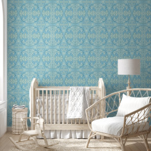 Vintage Mandala Pattern - Bohemian Chic 4 Wallpaper