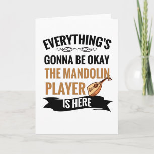 Vintage Mandolin Gifts   Mandolin Players Gift Card