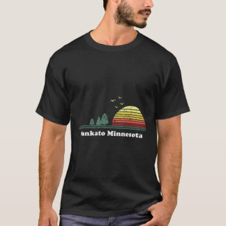 Vintage Mankato Minnesota Sunset Souvenir Print T-Shirt