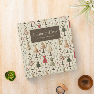 Vintage Mannequins Pattern Binder