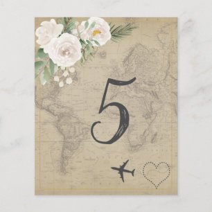Vintage Map Bridal Shower Game Number 5
